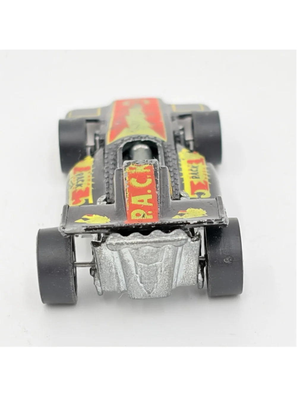 Vintage 1973 Hot Wheels Car Redline FORMULA PACK Black Indy Race F1 P.A.C.K.